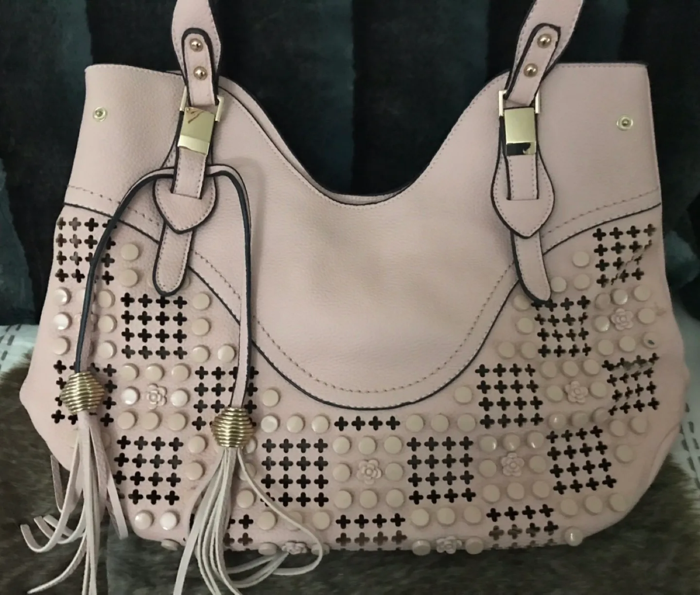 Pink Cutout  Handbag New image indicator(3)