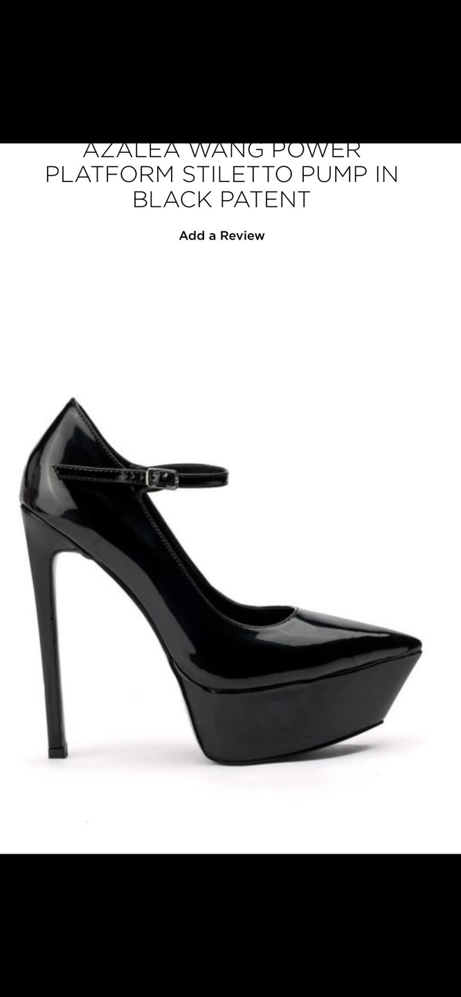 Black patent power platform high heels - photo 4