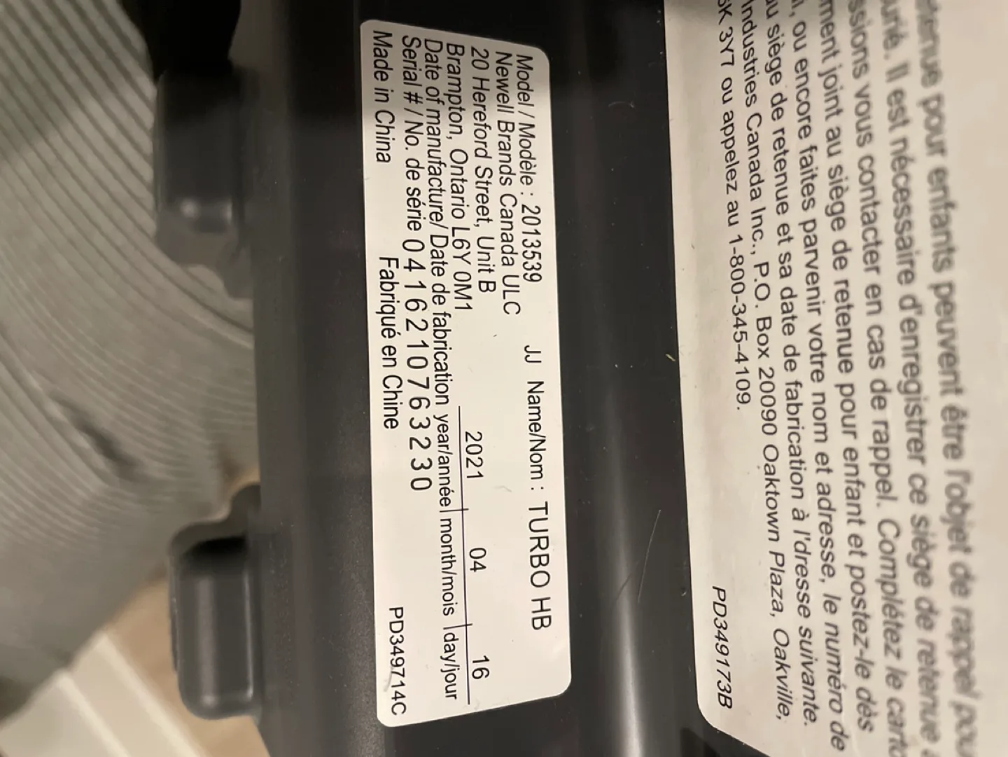 Graco Turbo HB Booster Seat image indicator(4)