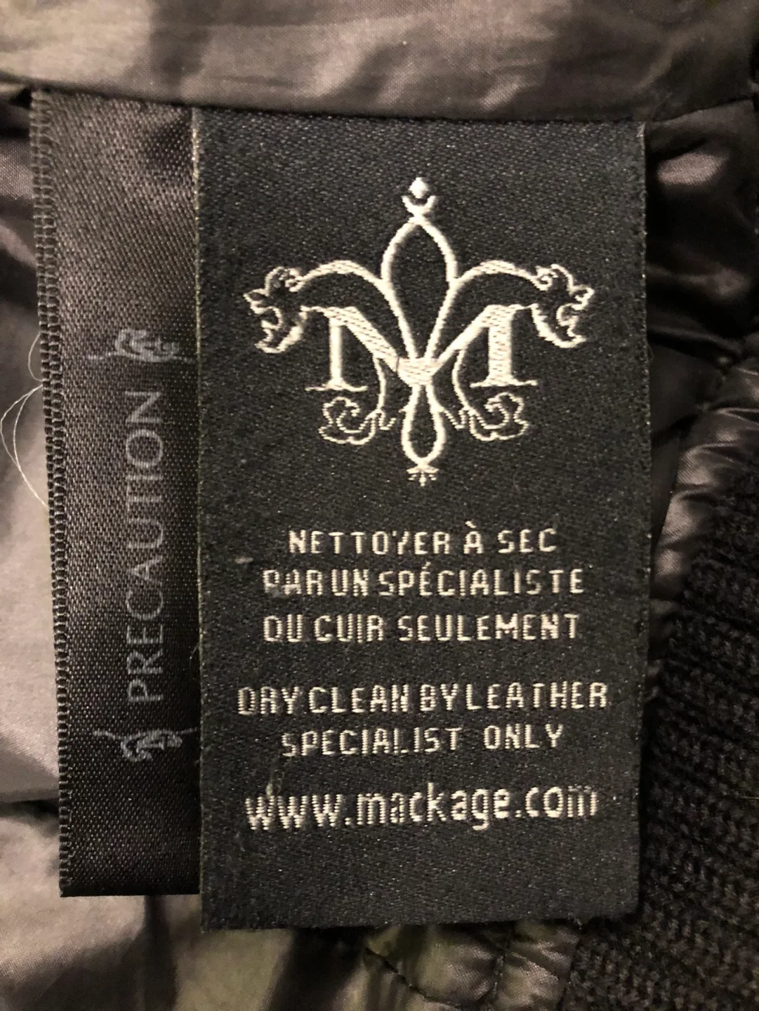 Mackage Black Puffer Jacket with Fur Hood image indicator(4)