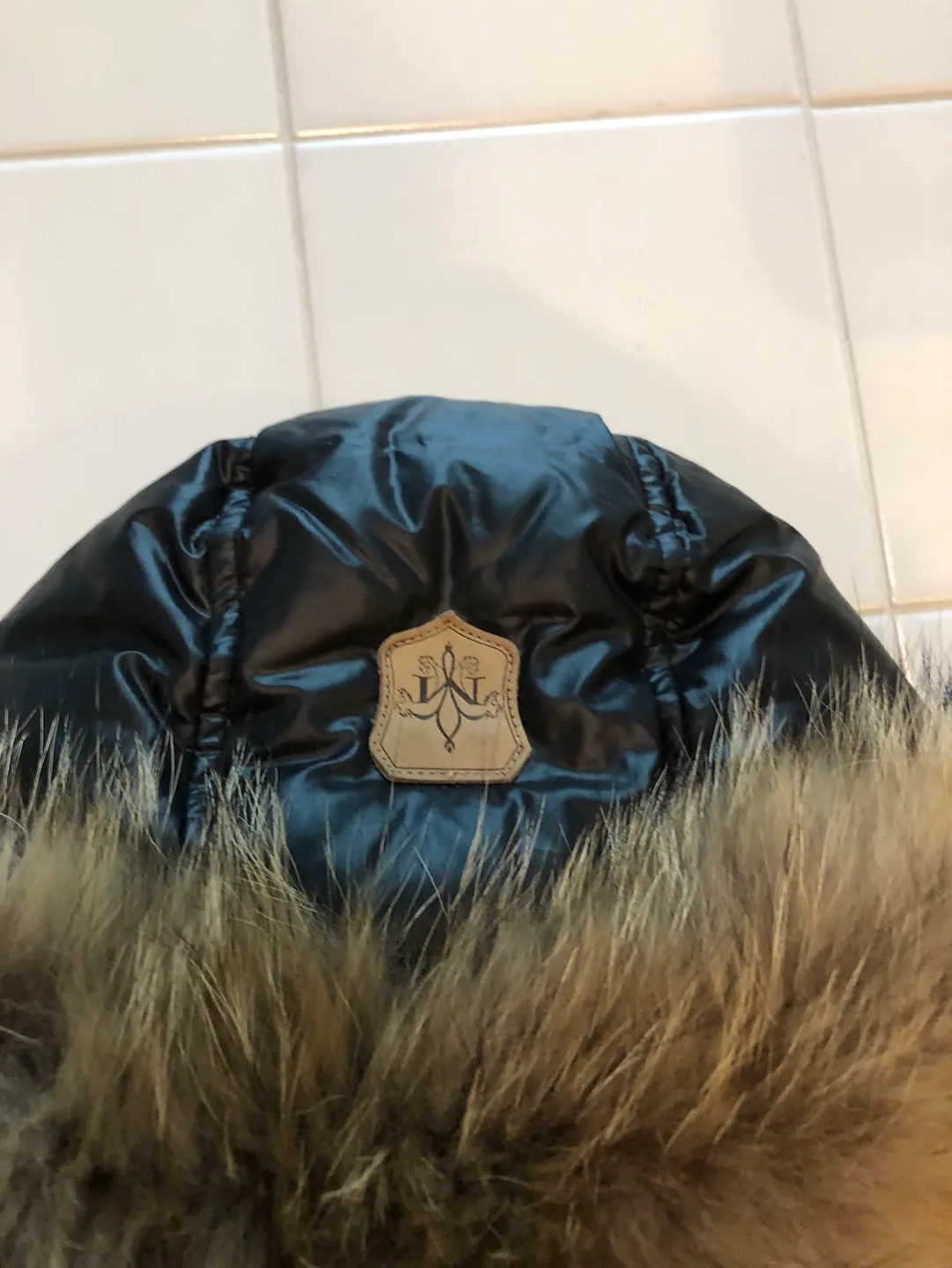 Mackage Black Puffer Jacket with Fur Hood image indicator(3)