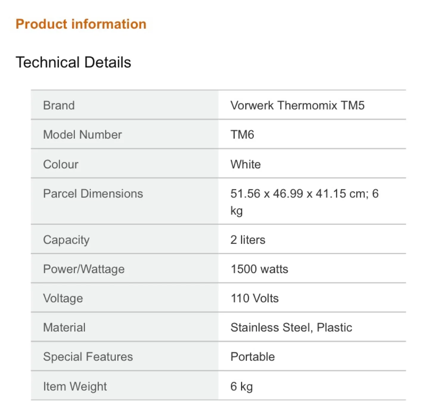 Thermomix TM5 with Accessories and Cookbook image indicator(7)