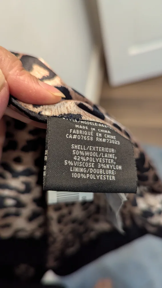 Winter Black Double Breasted Long Coat image indicator(3)