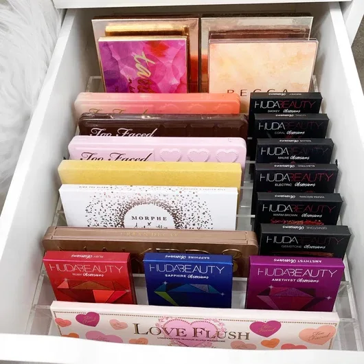 Acrylic Makeup Palette Organizer- *LIKE NEW, IKEA COMPATIBLE image indicator(5)