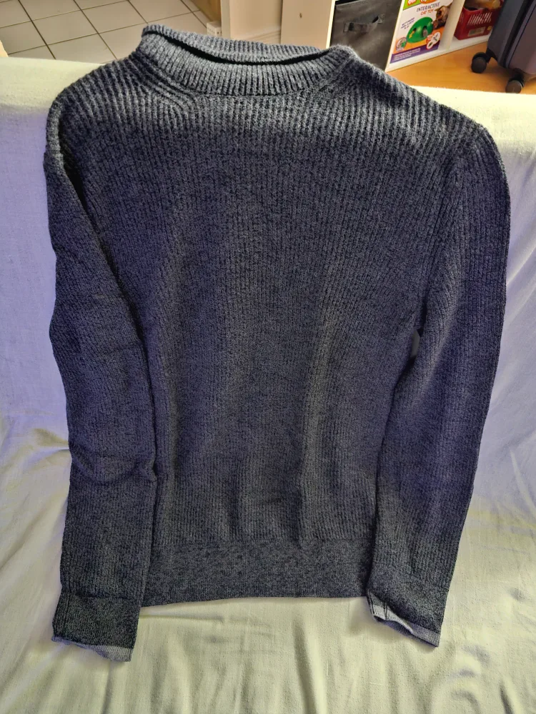 Banana Republic Grey Turtleneck Sweater thumbnail
