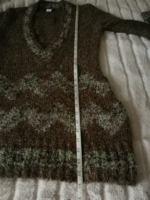 wool blend long sweater/dress size M image indicator(6)