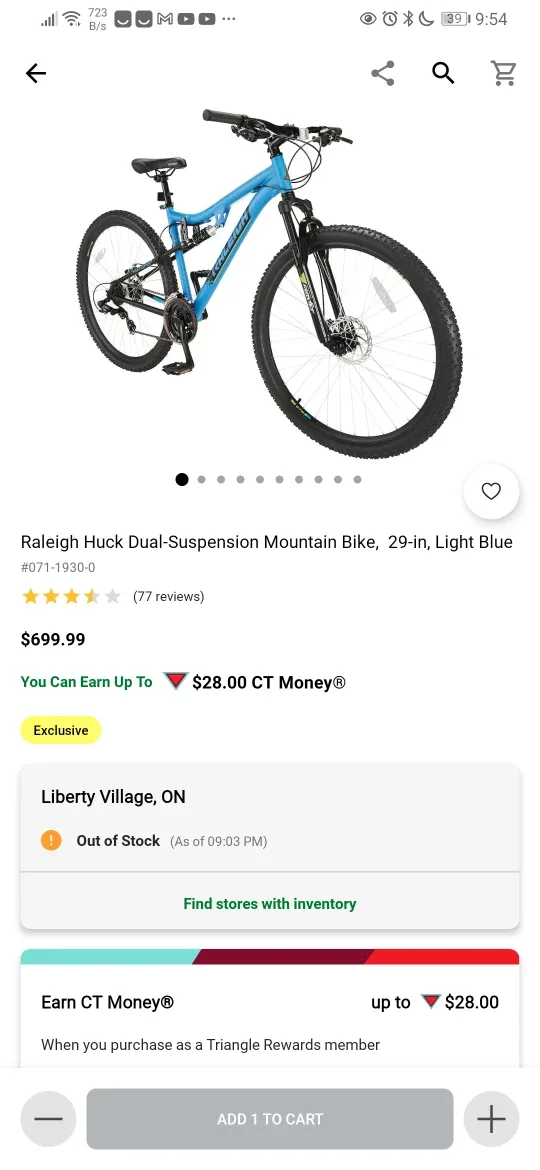 Raleigh Huck Dual Suspension Mountain Bike image indicator(4)