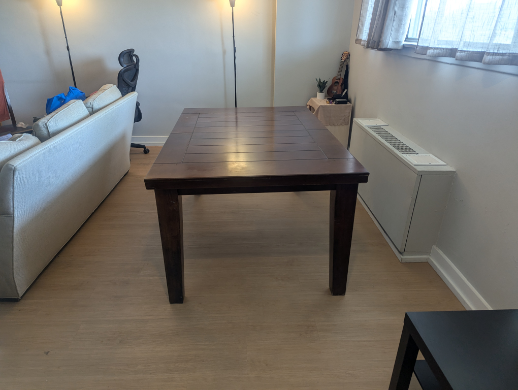 Solid Wood Dining Table - photo 2