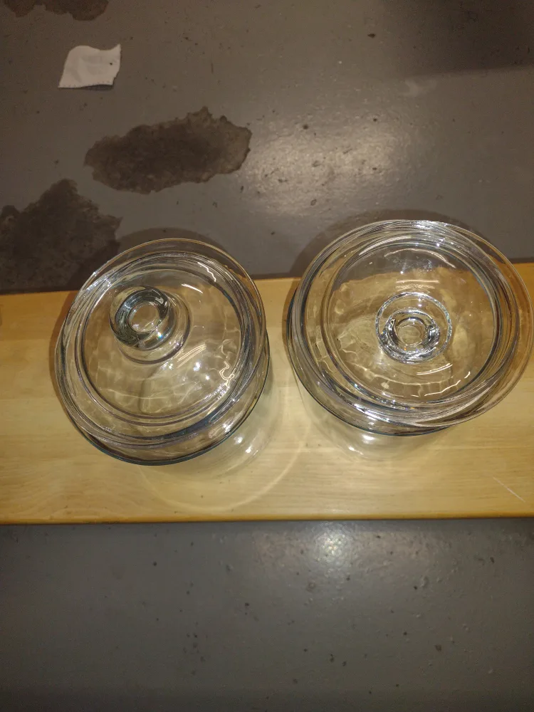Glass Jars with Lids - Set of 2 🧡 thumbnail