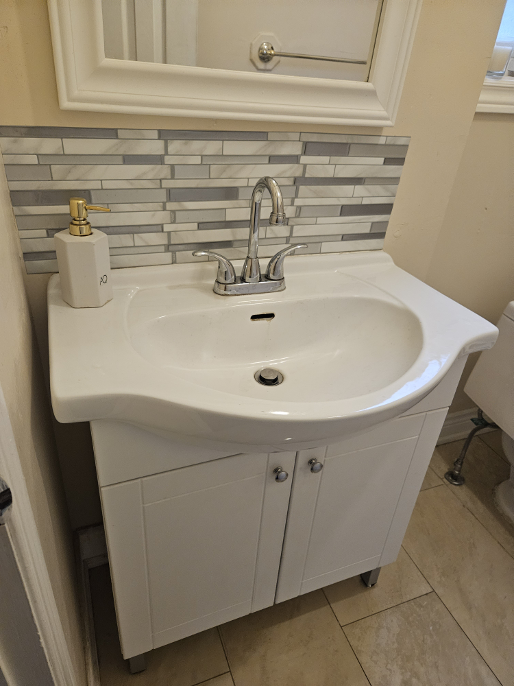 white vanity