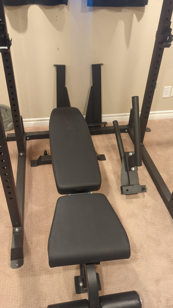 Powerlifting Cage, Bench, Bar and accessoriea - photo 2