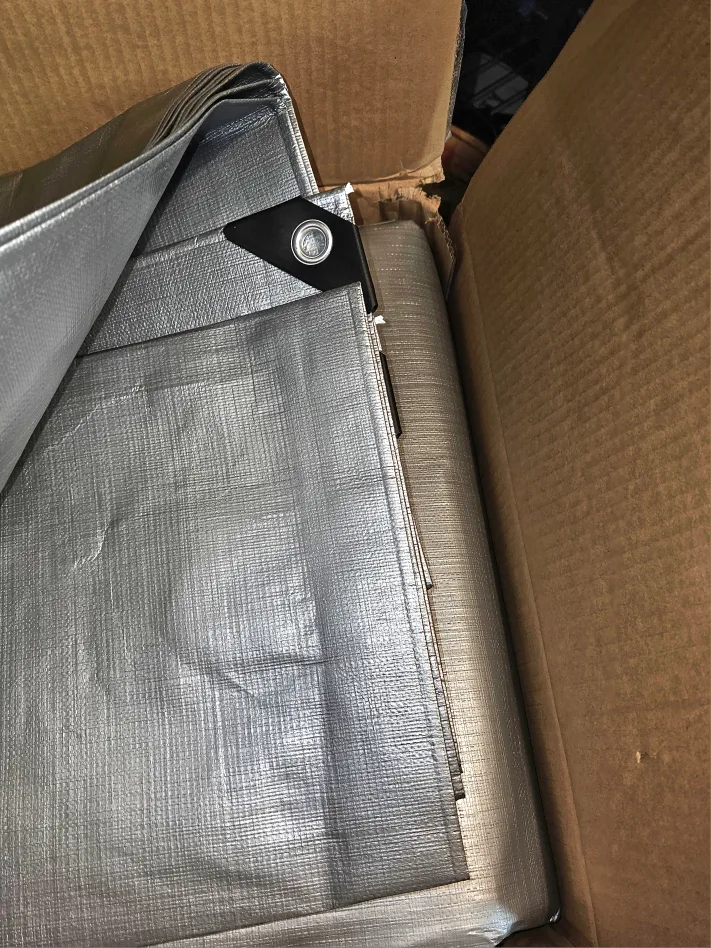 Silver Tarp - 12' x 25' 16 mil image indicator(4)