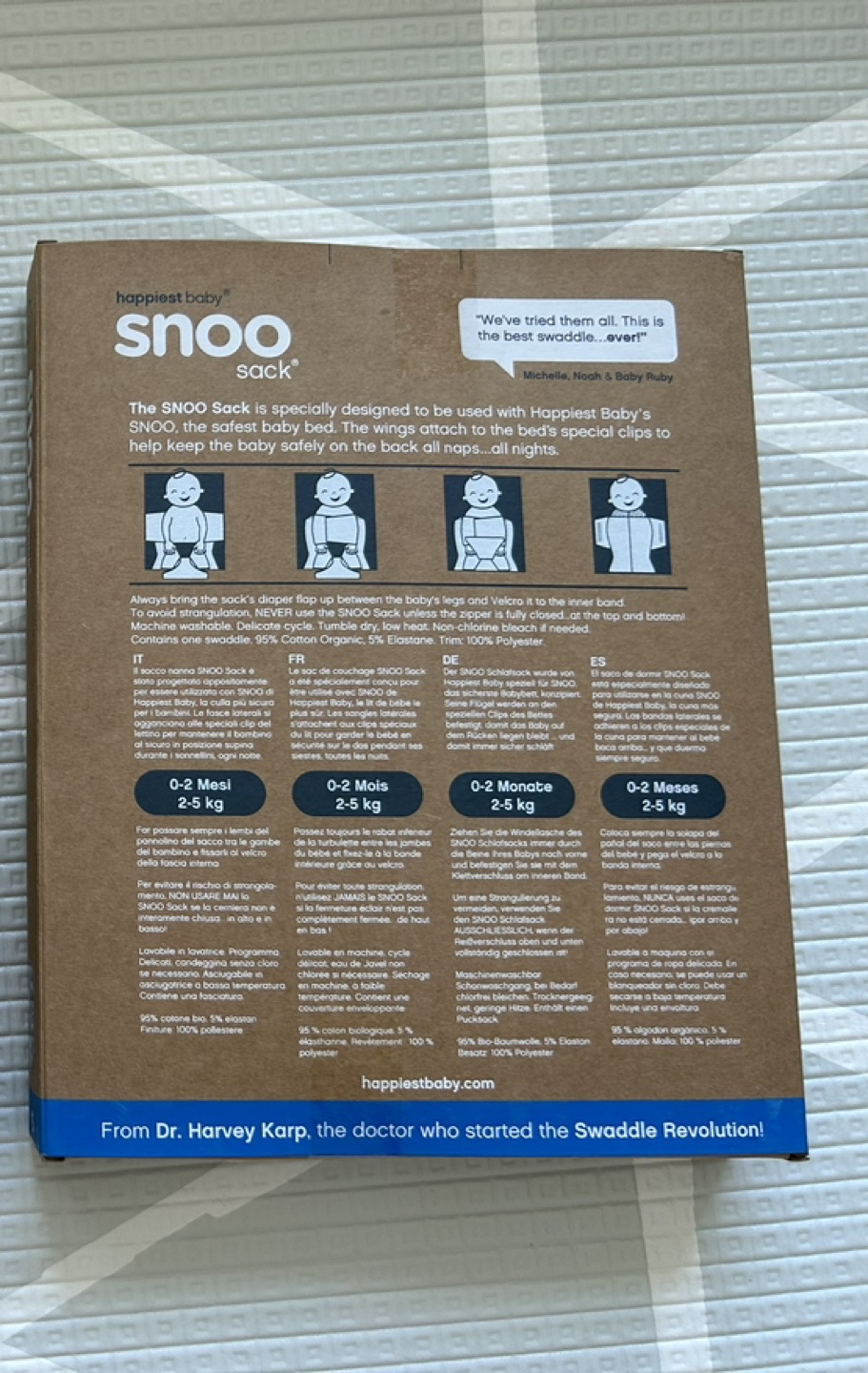 Brand New Sealed Snoo Sack Swaddle - photo 2