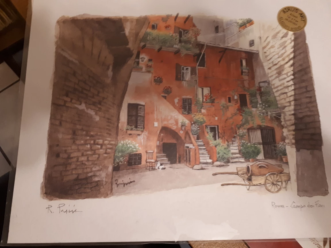 Set of Six Birus Art Prints of Rome - photo 4