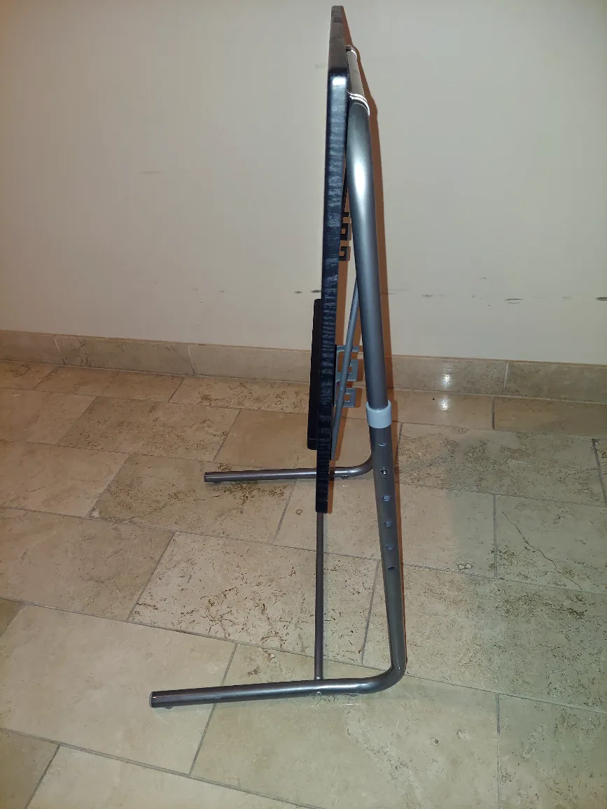 Black folding  adjustable  labtop table image indicator(3)