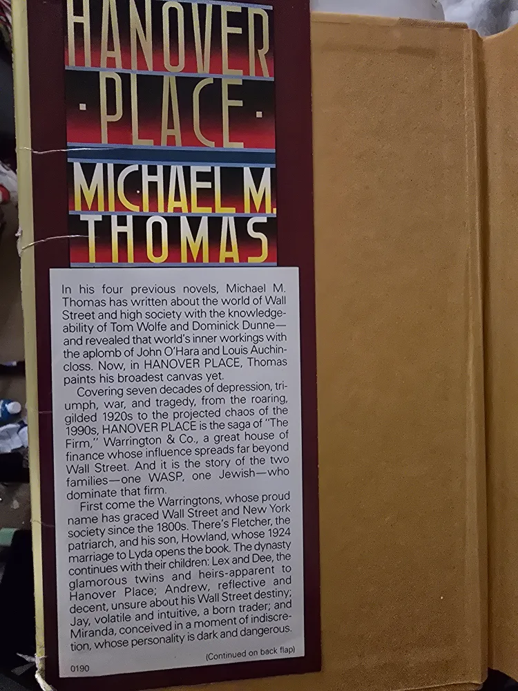 Hanover Place by Michael M. Thomas image indicator(3)