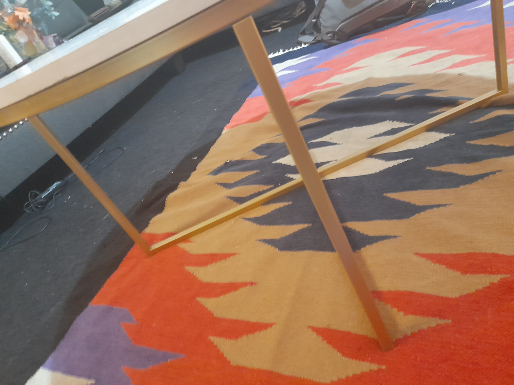 White Marble Coffee Table - photo 2