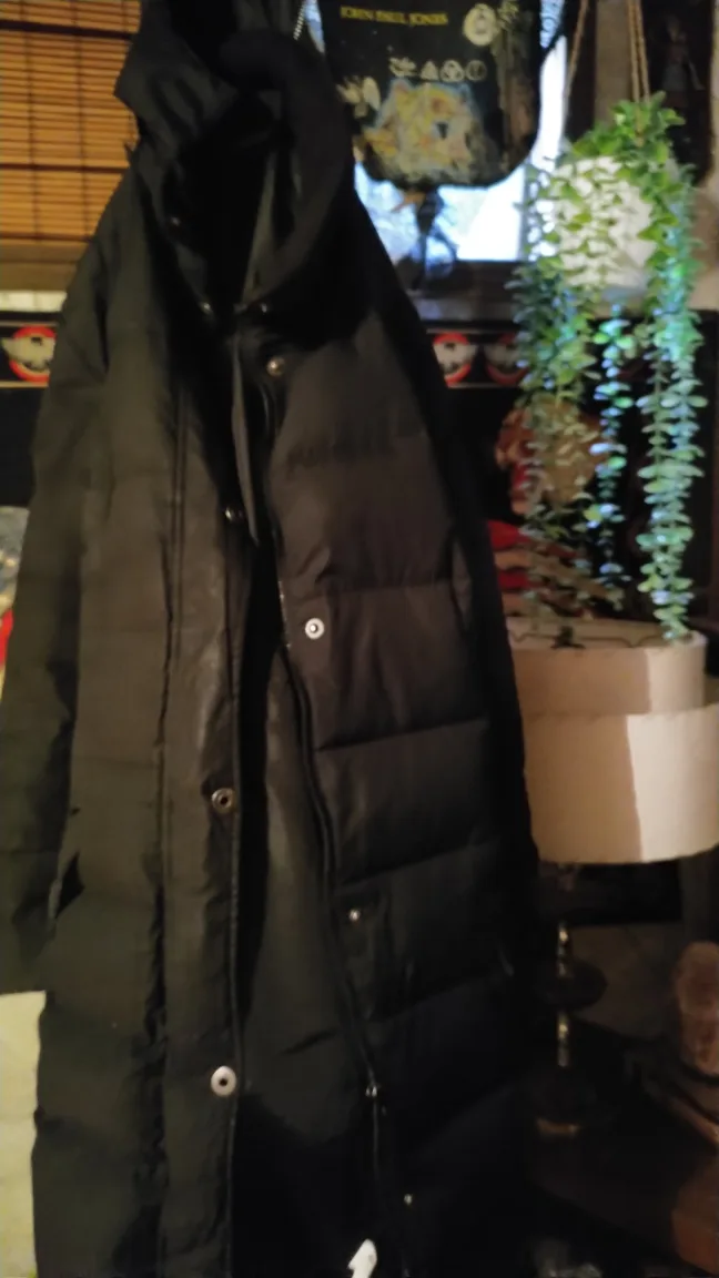 Women's Black Puffer Jacket image indicator(2)