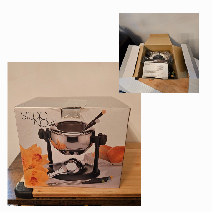 Studio Nova Stainless Steel Chocolate Fondue Set - photo 3