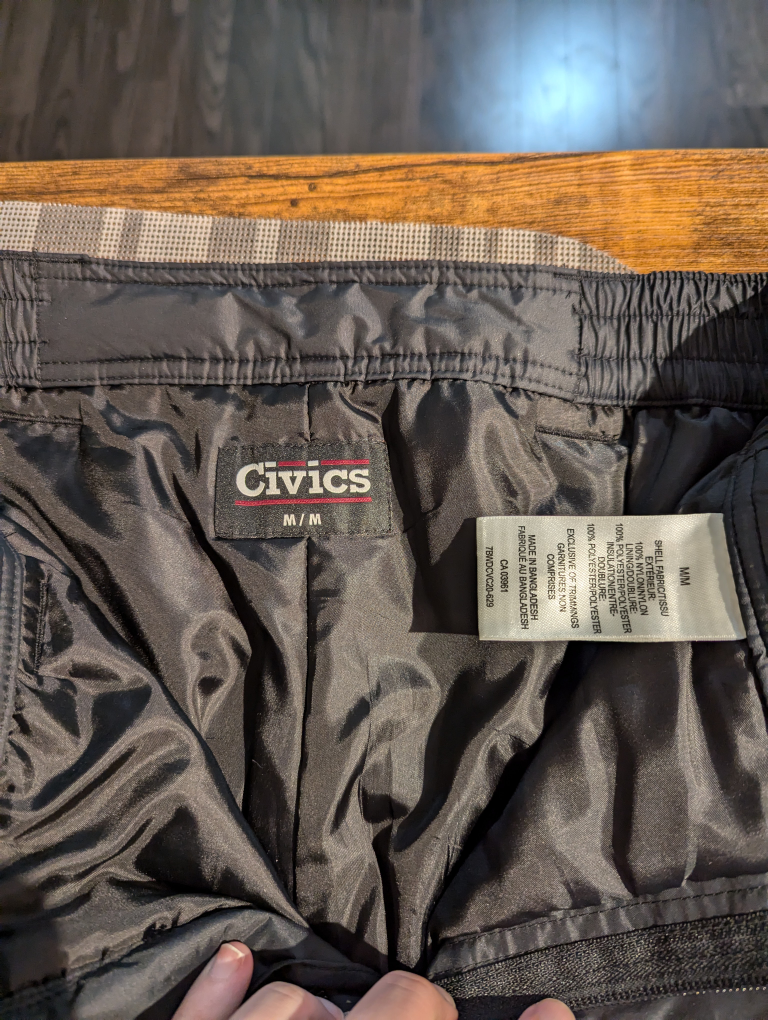 Civics Snow Pants - Size M/M - photo 2