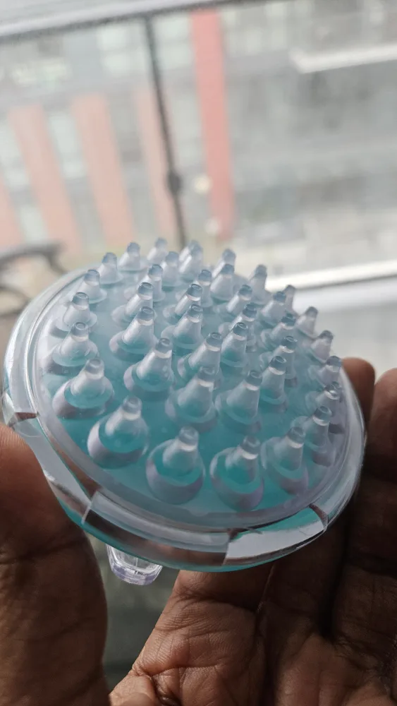 Blue Silicone Scalp Massager image indicator(2)