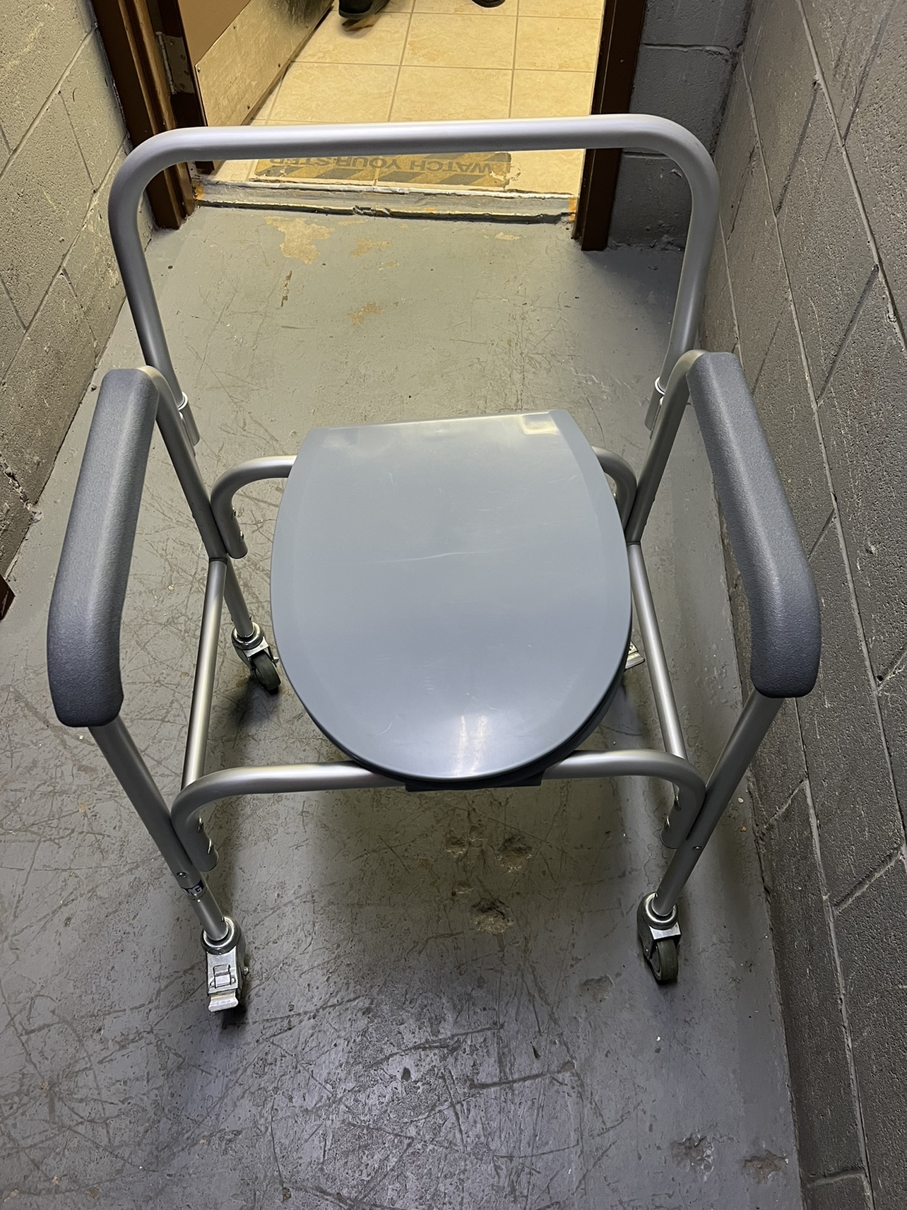 Commode Chair with Wheels