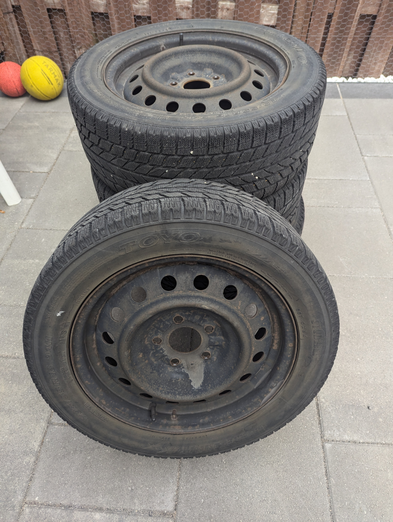 Set of 4 Winter Tires with Rims - 205/55R16