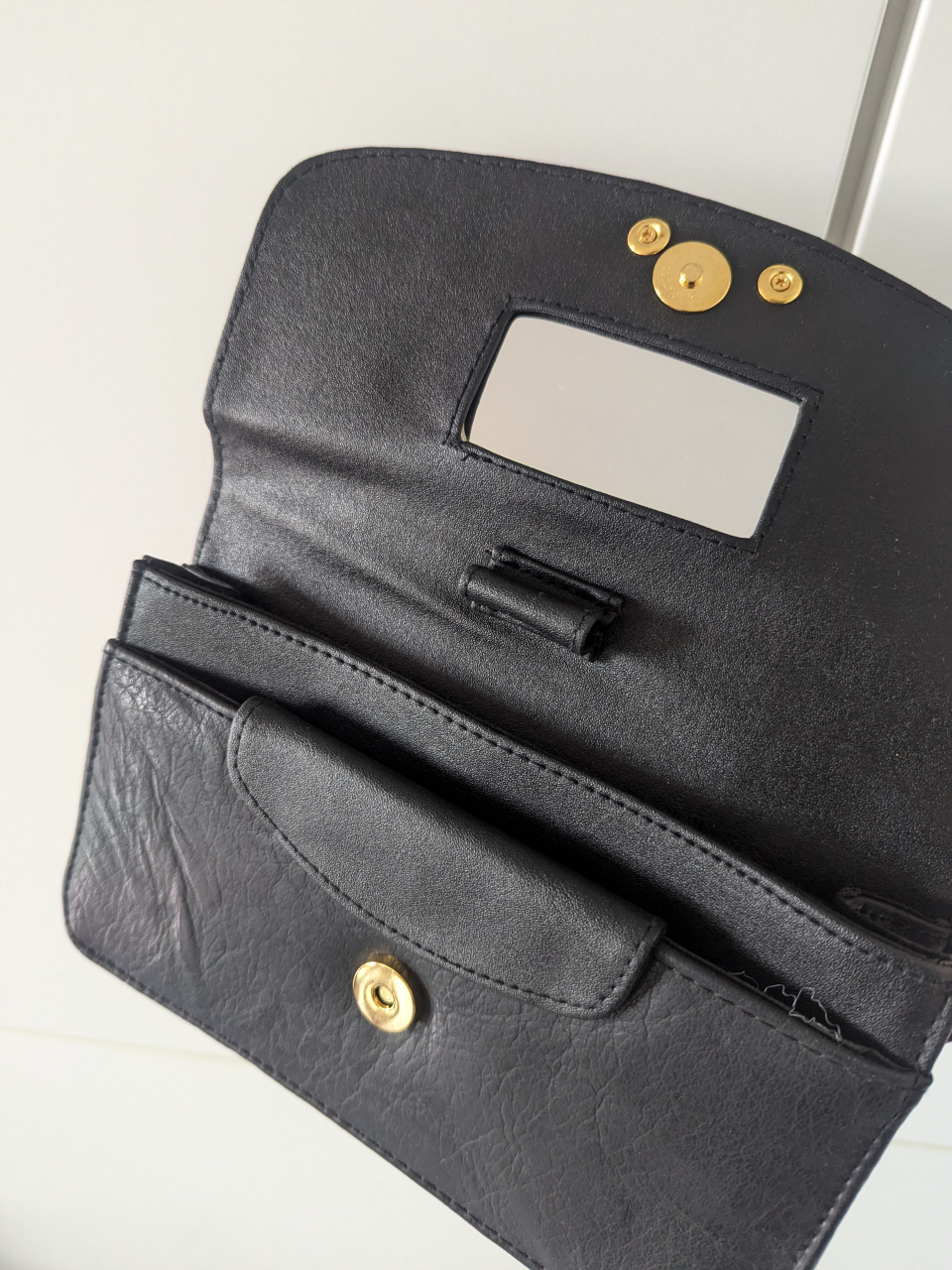 Black Leather Crossbody Bag - photo 5