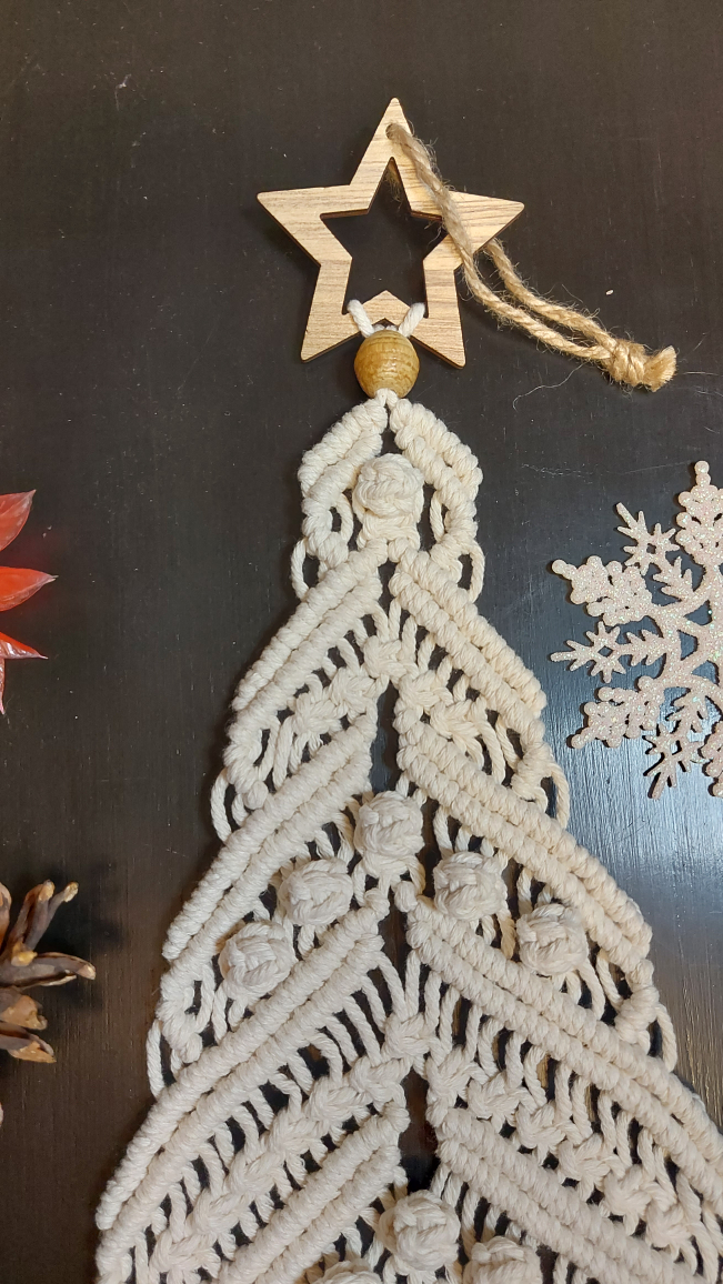Christmas Tree Wall Hanging Decoration Macrame *style 1* - photo 2
