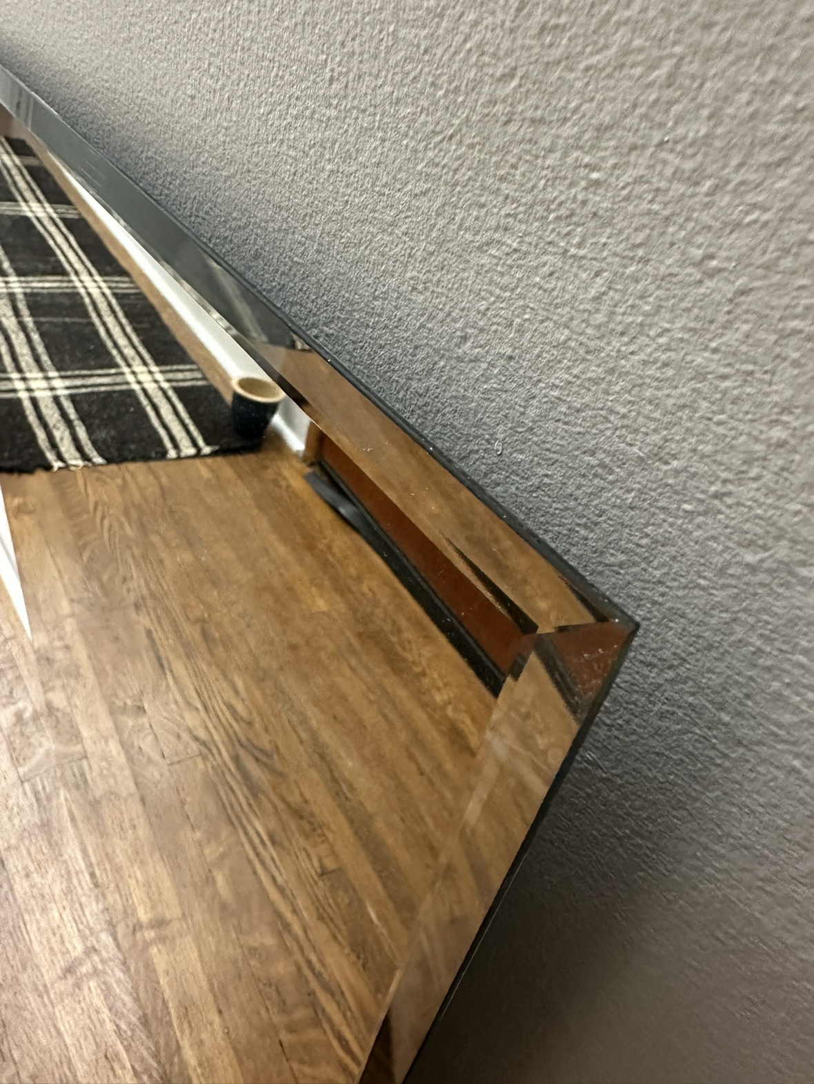 Large Rectangular Bevelled Mirror - photo 2