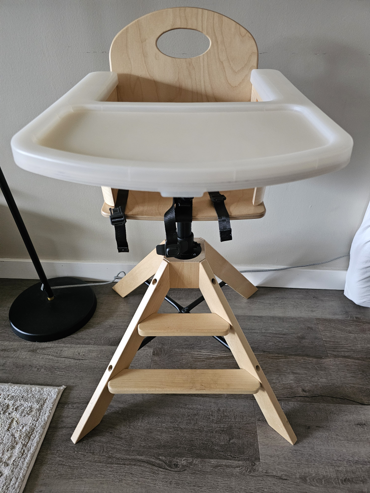 IKEA GRAVAL High Chair with Tray and Steps