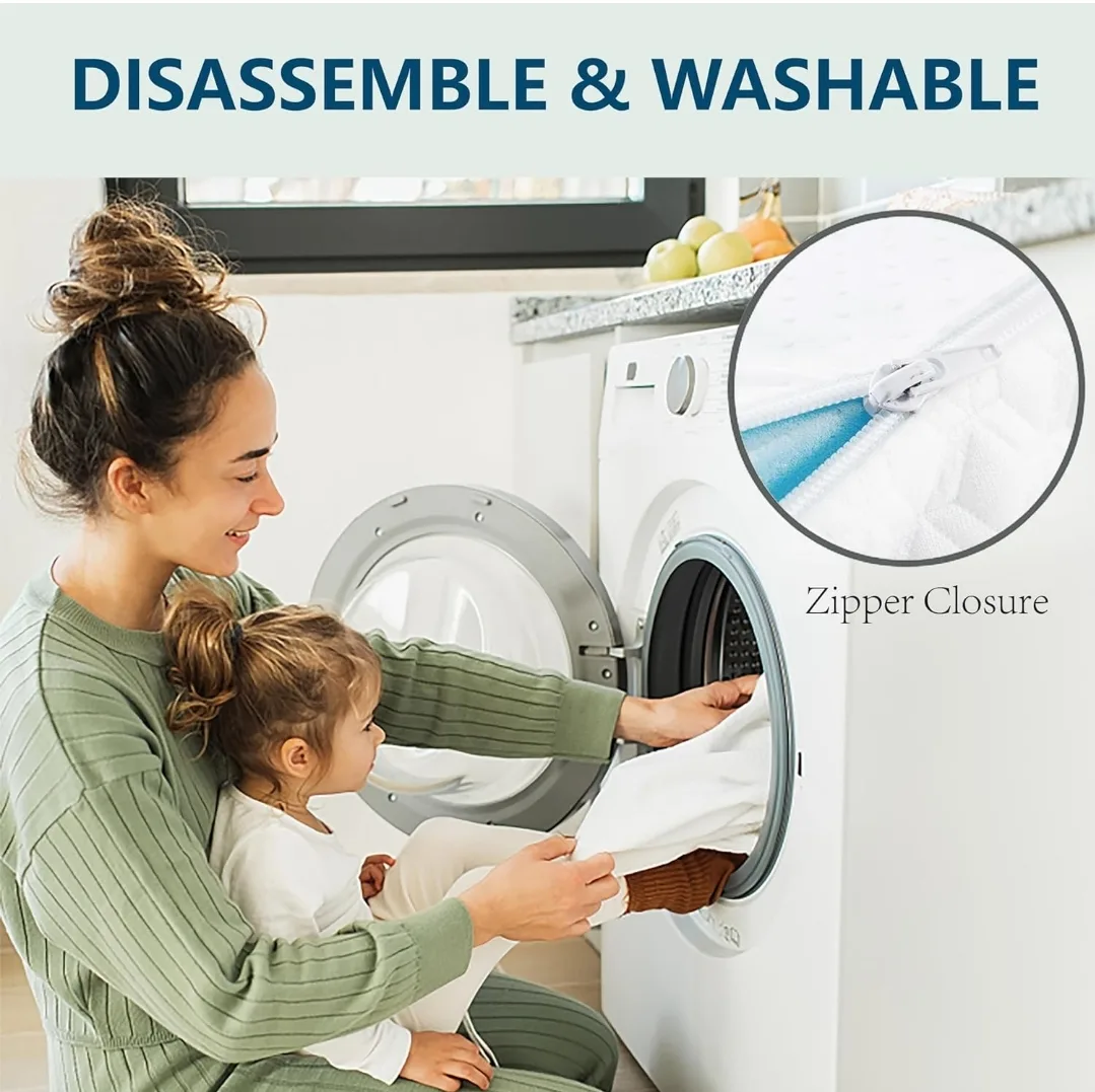 Gel Infused Memory Foam Mattress Topper Queen image indicator(4)