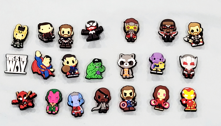 Marvel Shoe Charms