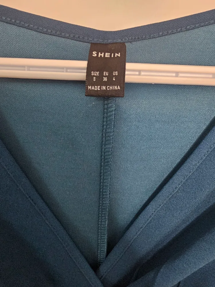 SHEIN Teal Pleated Dress Size Small image indicator(4)