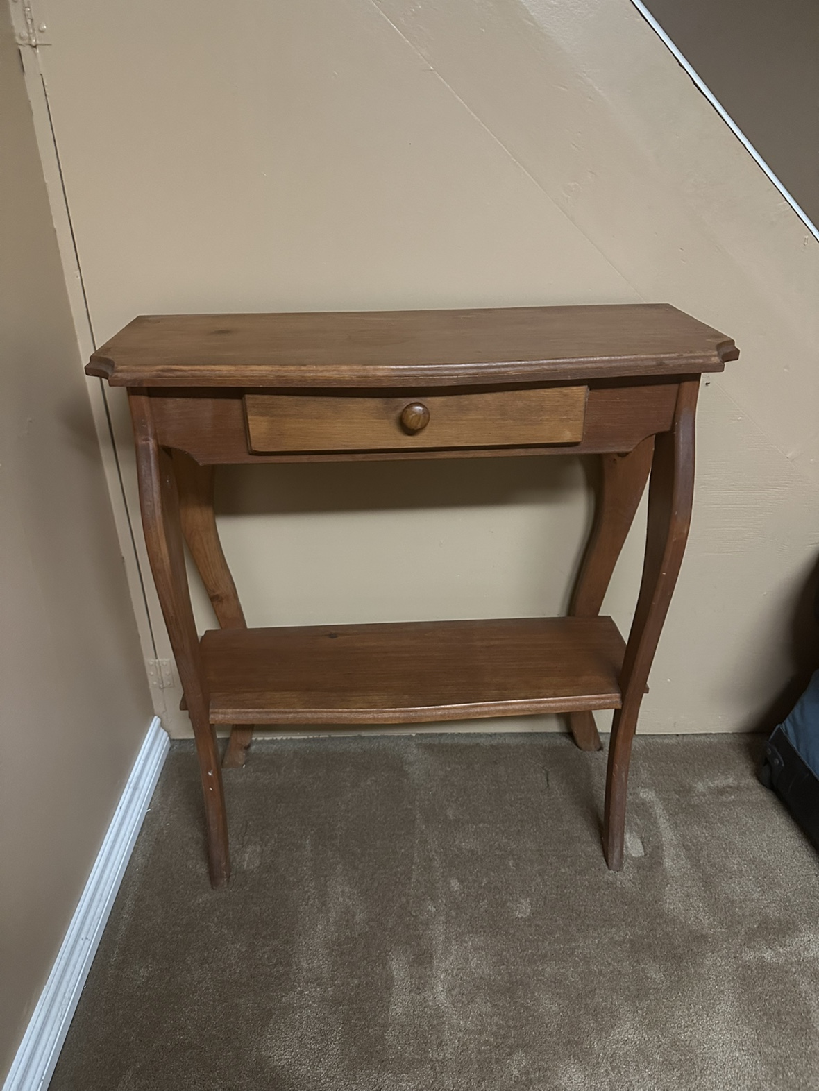 Pine Table with Drawer