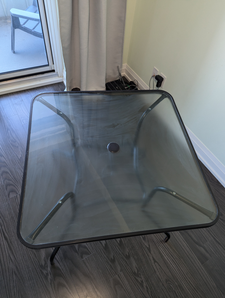 Glass Top Patio Table and Chairs - photo 4