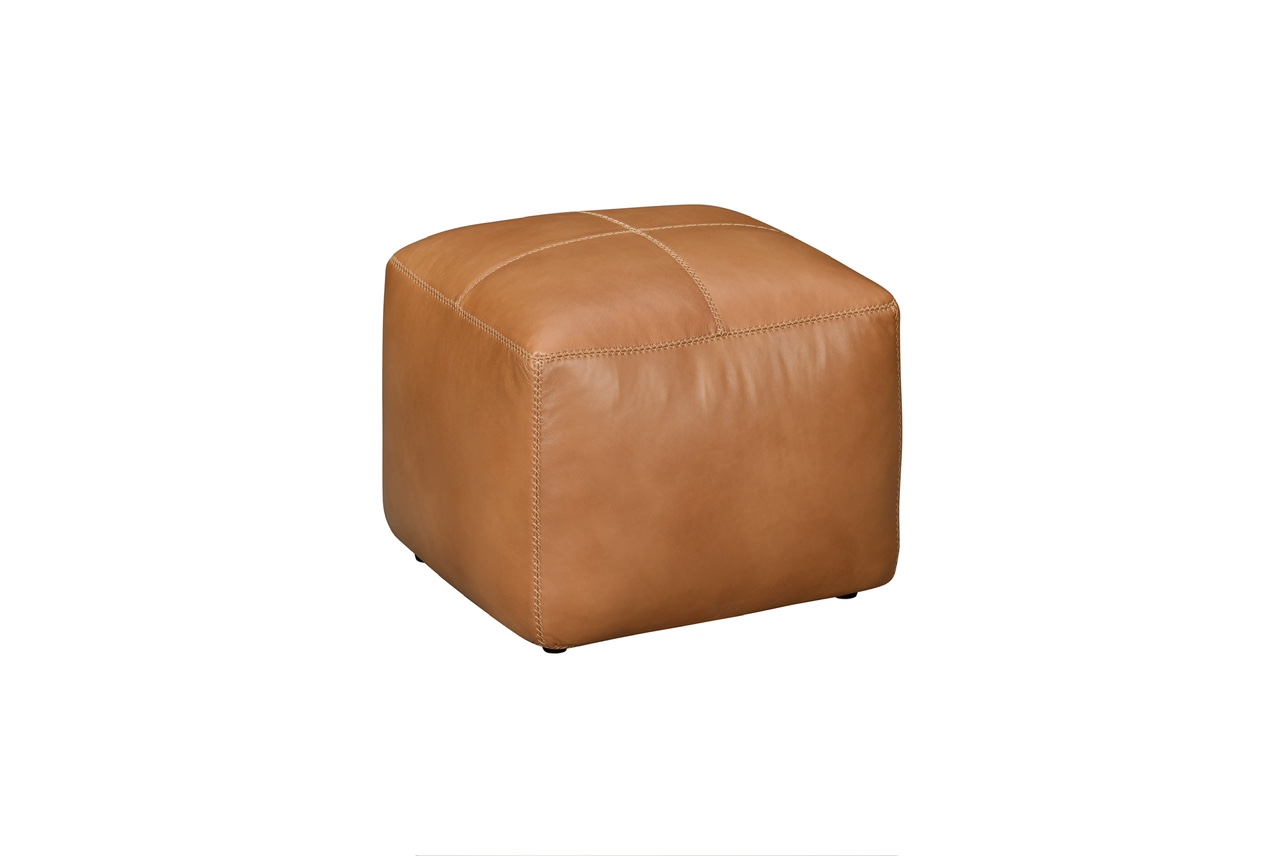 Leather Ottoman - photo 2