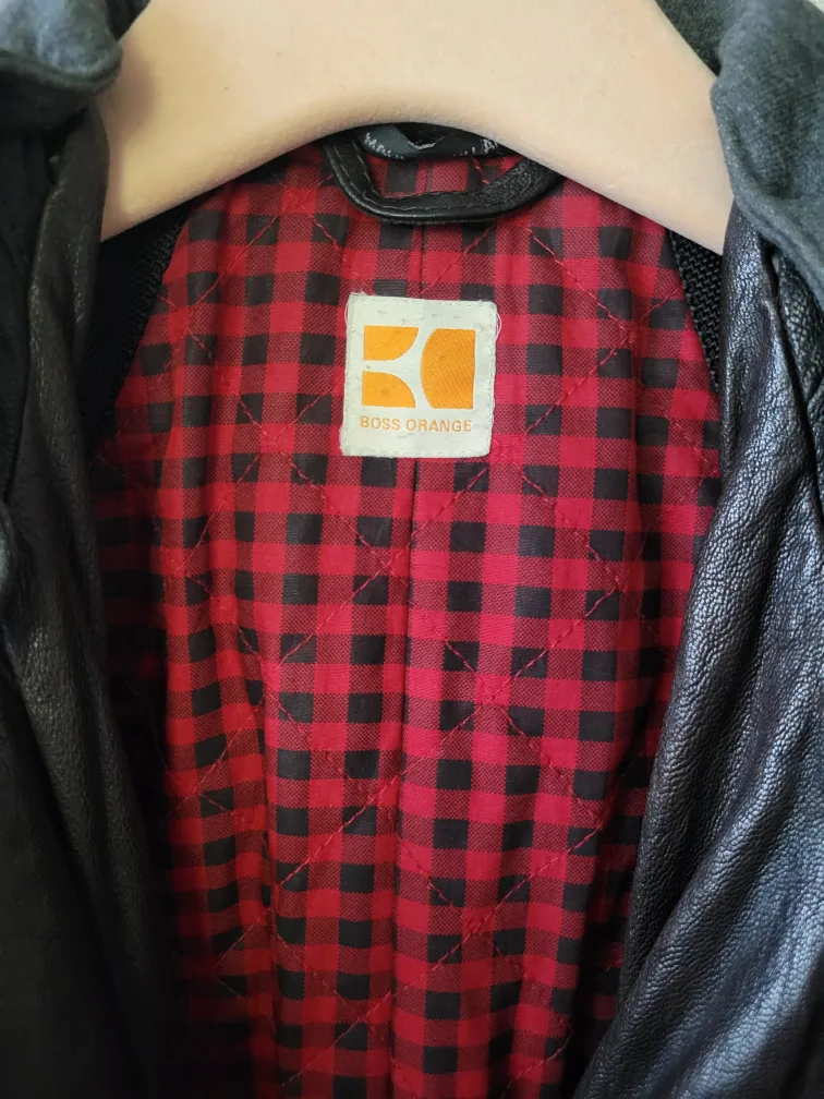 Hugo Boss Genuine Leather Jacket with Hood image indicator(10)