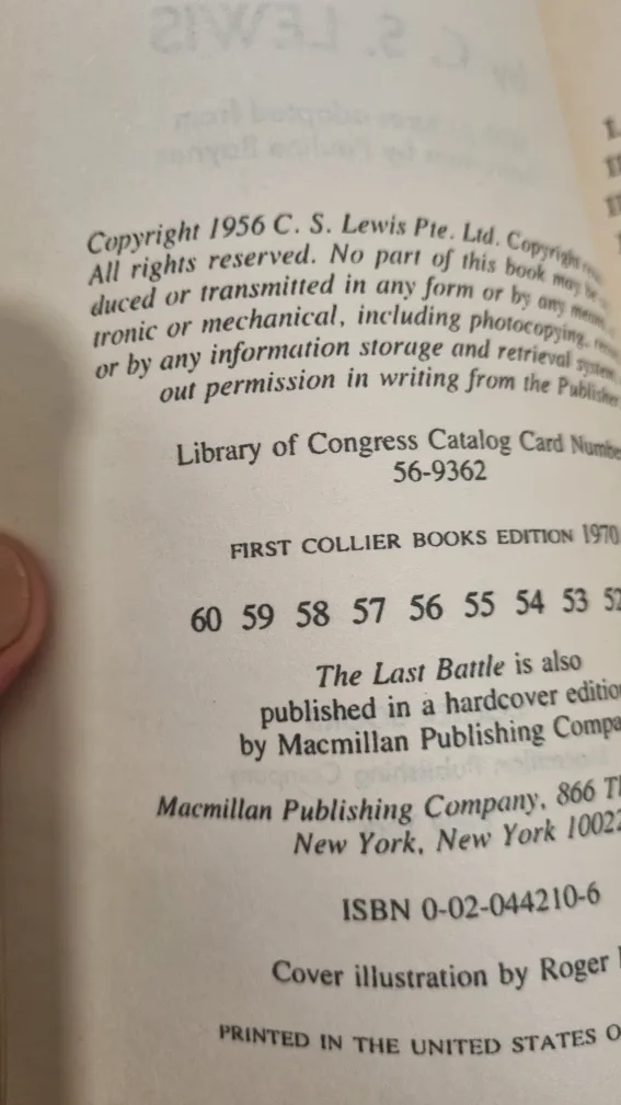 Collection The Chronicles of NARNIA old edition image indicator(4)