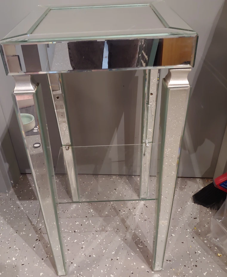 Mirrored Side Table