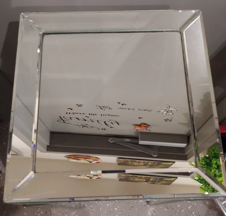 Mirrored Side Table - photo 2