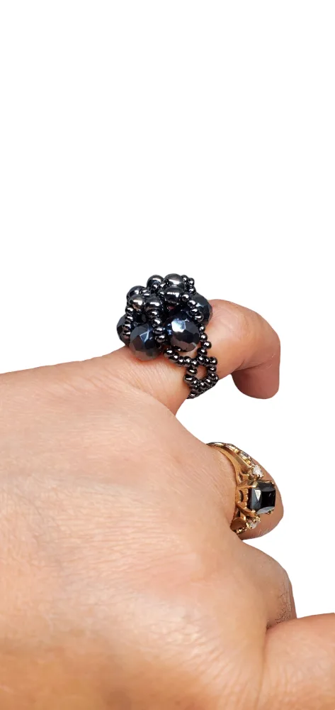 Beaded Jewelry Lot - Bracelets, Necklaces, Earrings & Ring image indicator(4)