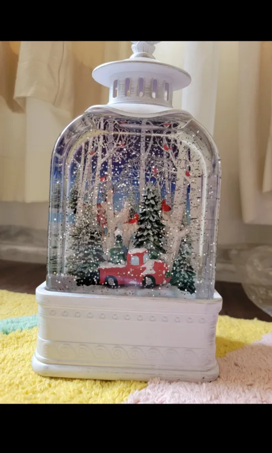 NEW Christmas Snow Globe Lantern - final price image indicator(2)