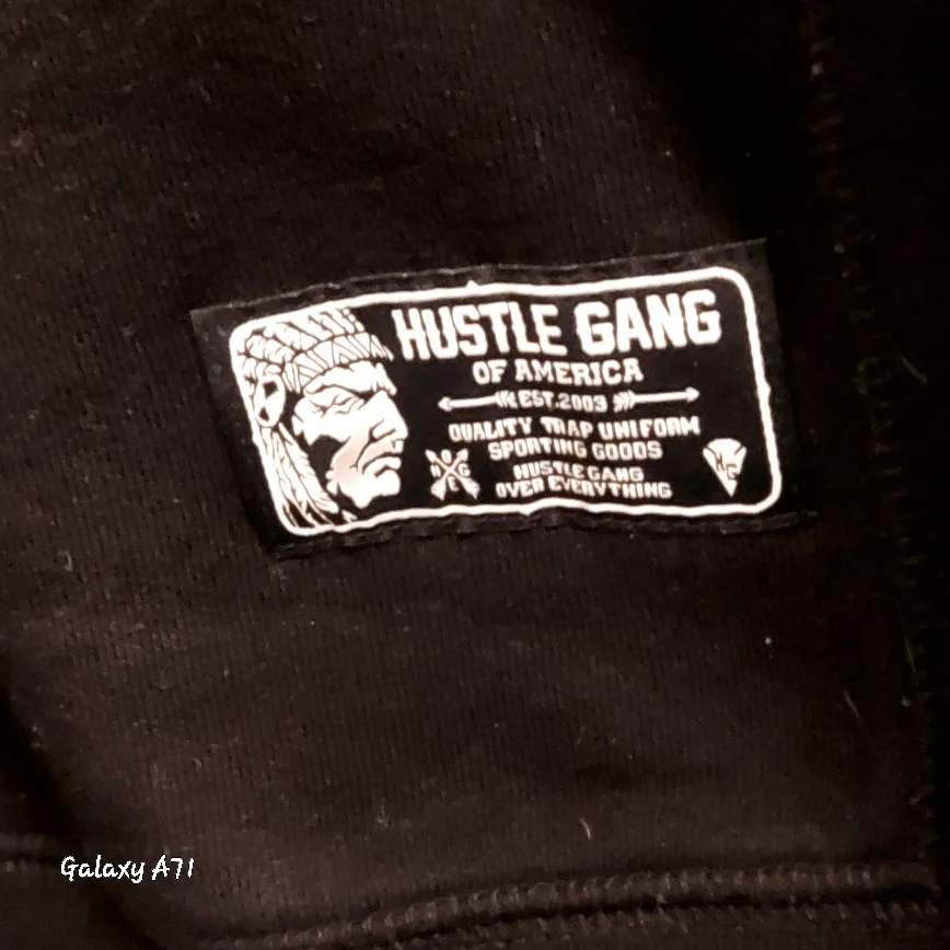 Hustle Gang Black Crewneck Sweatshirt Size M image indicator(4)