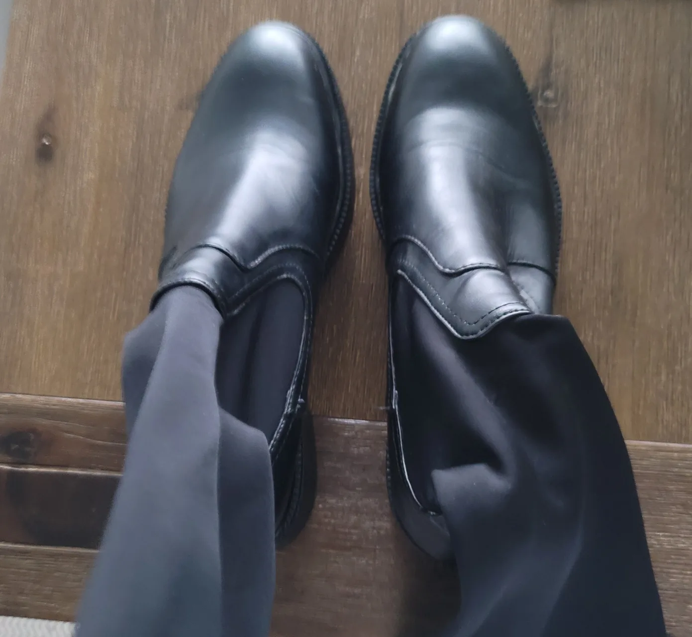 Zara Black Knee-High Boots image indicator(3)