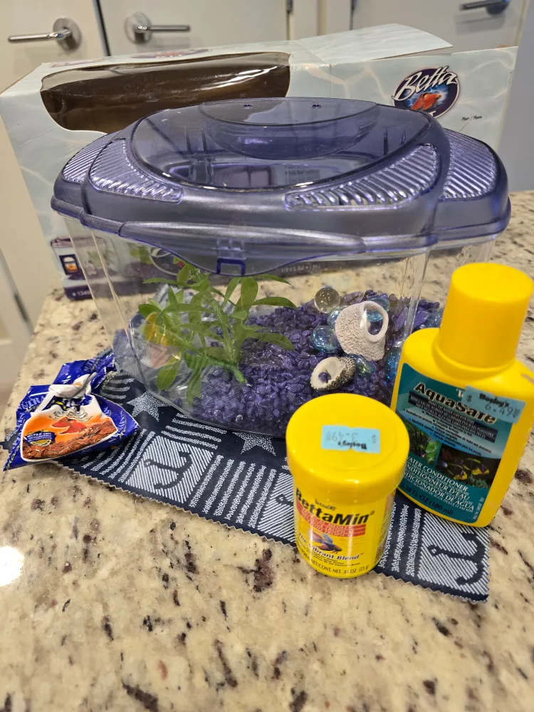 Fish Aquarium, Betta Kit with all accessories image indicator(2)