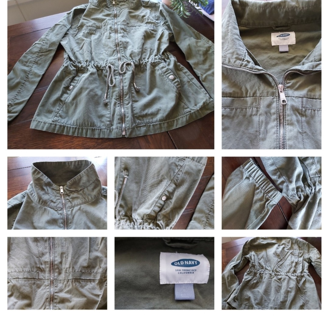 Old Navy Green Utility Jacket