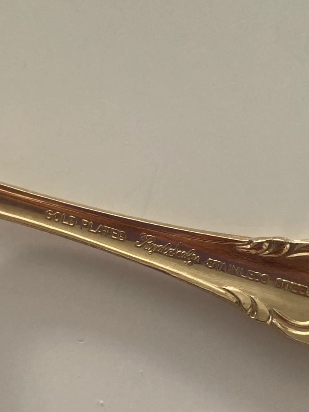 Vintage 24k Gold Plated Flatware 40 set image indicator(4)