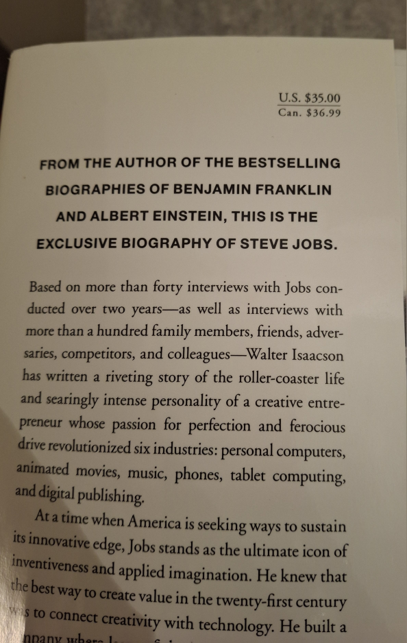 #ThriftyPicks Steve Jobs Biography by Walter Isaacson - photo 4