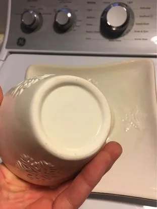 Ceramic Serving Platter with Dip Bowl image indicator(5)